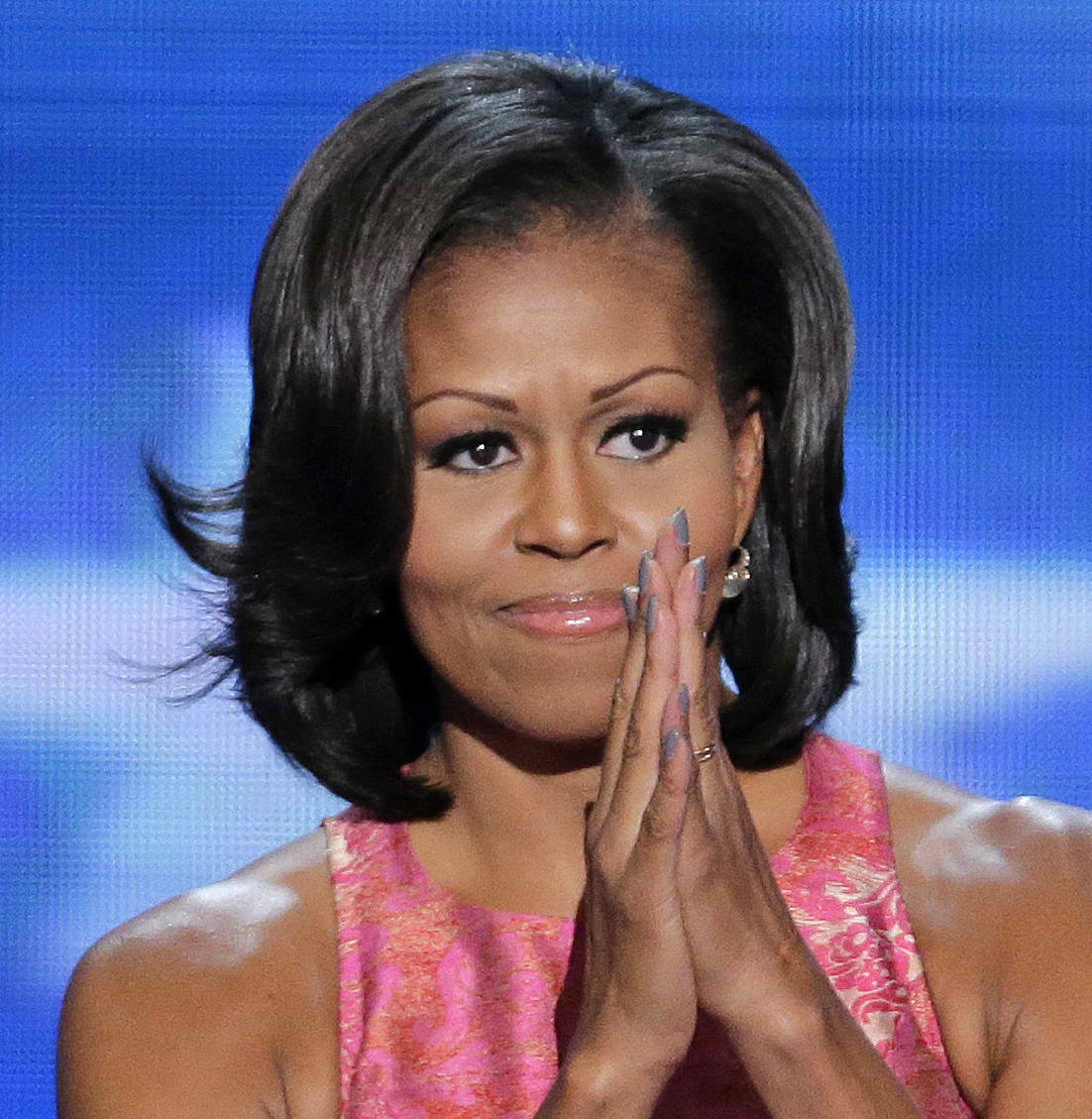 Michelle Obama makeup and nails